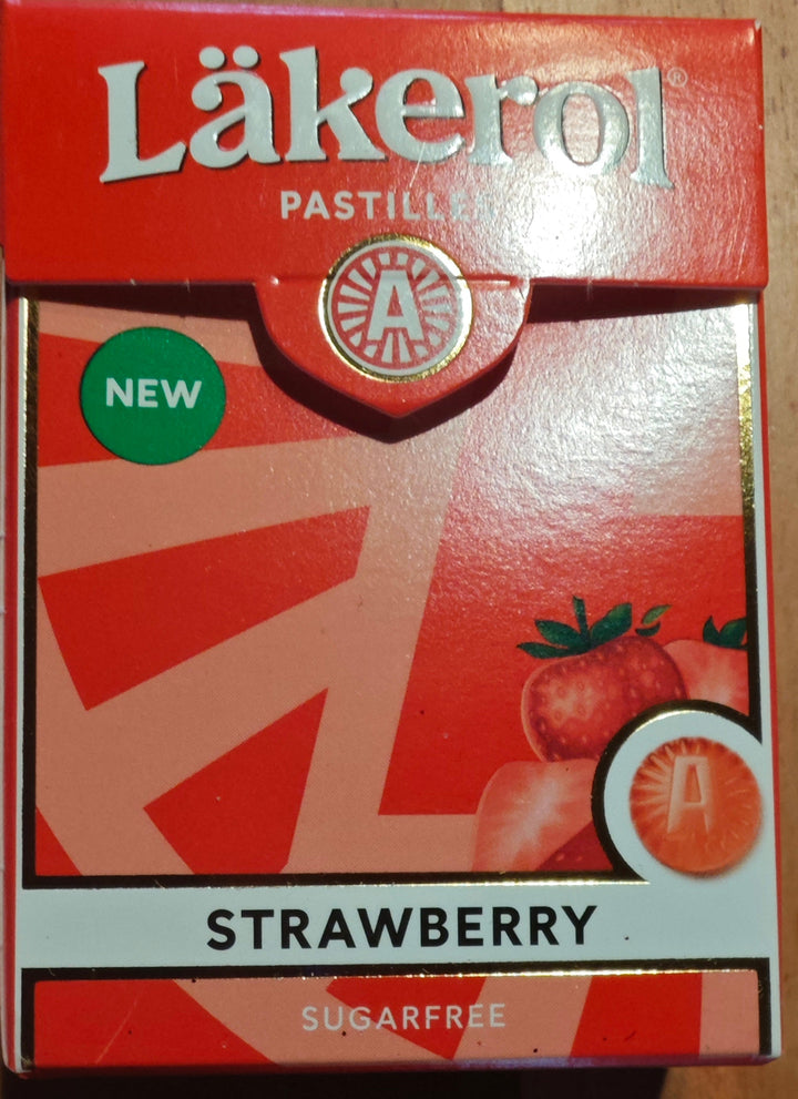 Läkerol Strawberry Pastillen 75 gr.