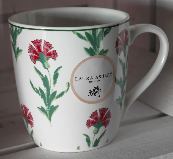 Laura Ashley Tasse / Becher, Porzellan mit Blumendruck