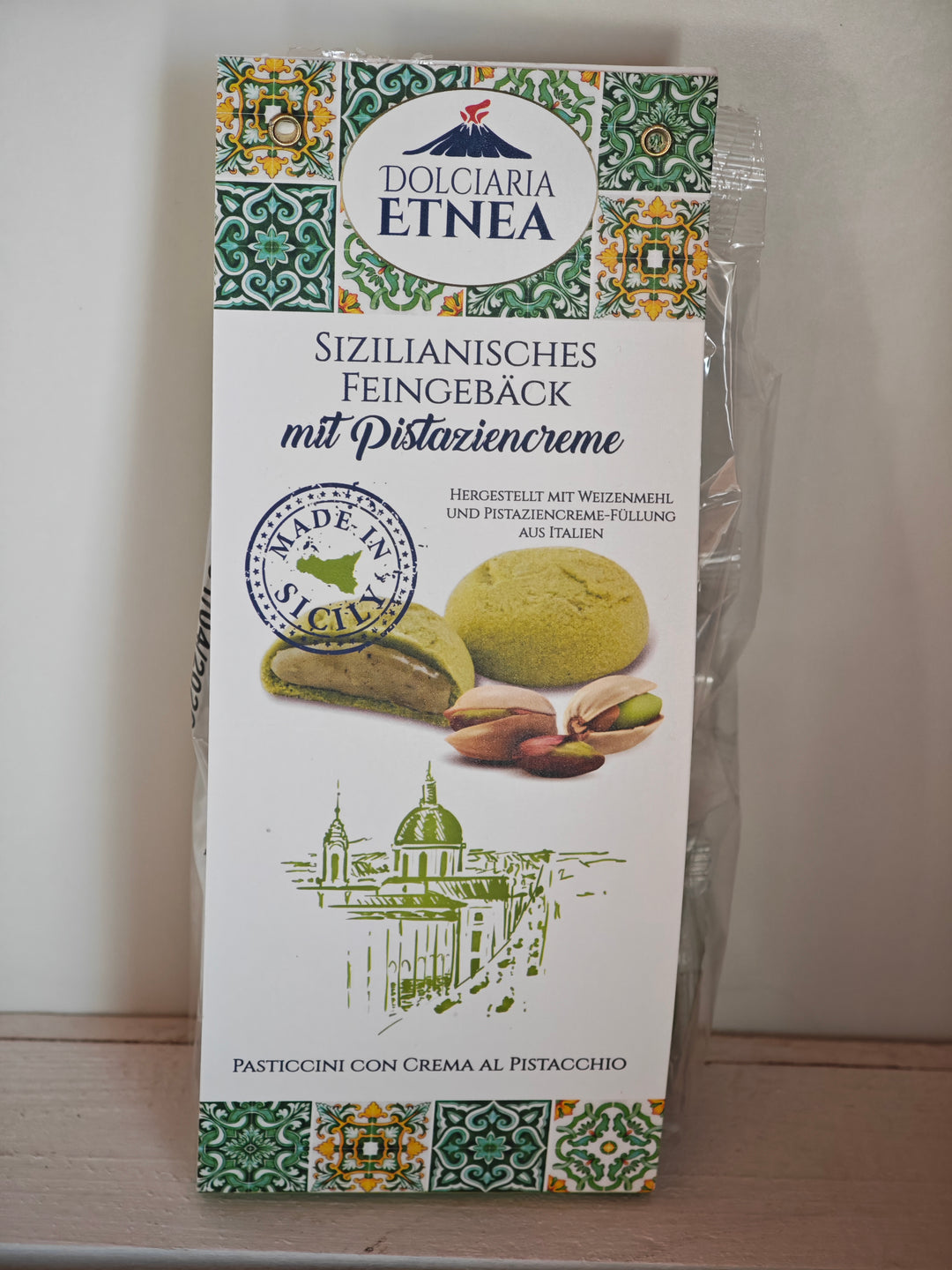 Sizilianisches Feingebäck mit Pistaziencreme