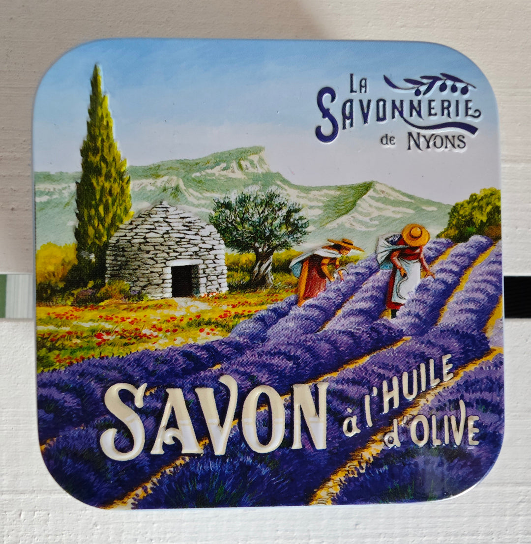 La Savonnerie, parfümiertes Seifenstück in dekorativer Blechdose