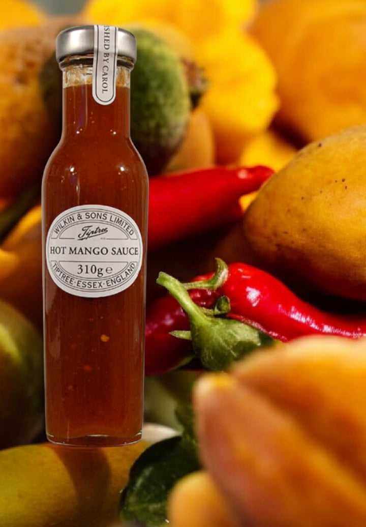 Wilkin & Sons Hot Mango Sauce. 260ml Glasflasche
