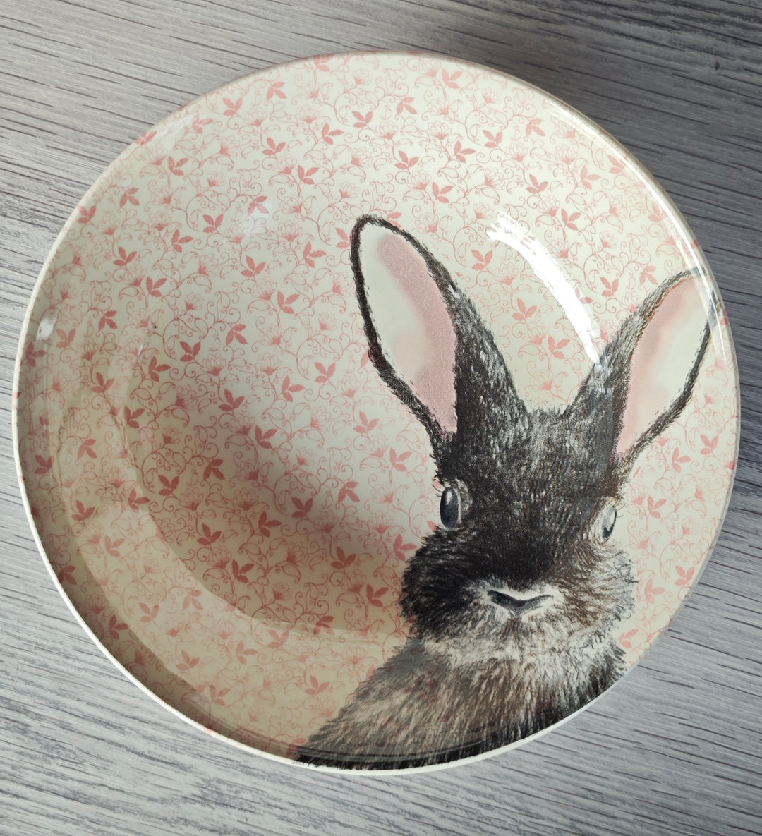 Tiefer Teller/ Schüssel /Bowl Motiv : Süße Hasen  Royal Stafford