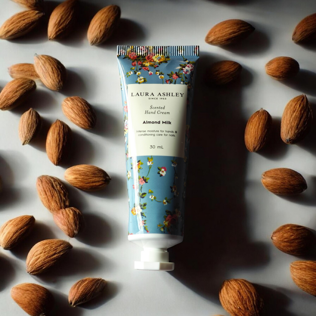 Handcreme von Laura Ashley "Almond Milk", 30 ml, Reisegröße