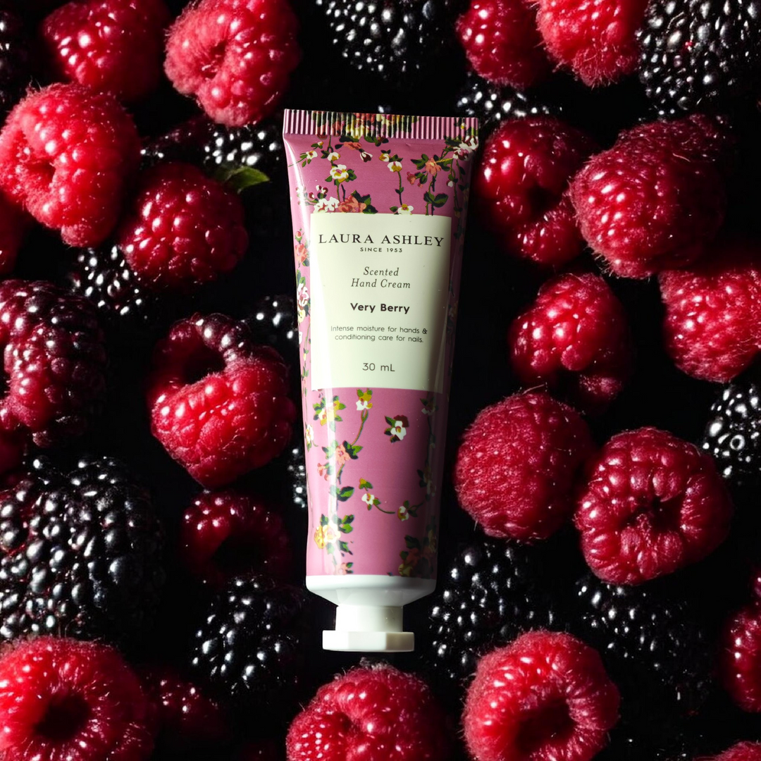 Handcreme von Laura Ashley "Very Berry", 30 ml, Reisegröße