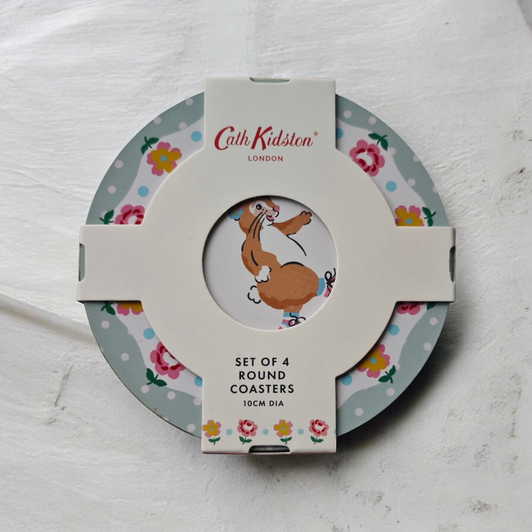 Cath Kidston Untersetzer 4er Set mit Häschen Motiv