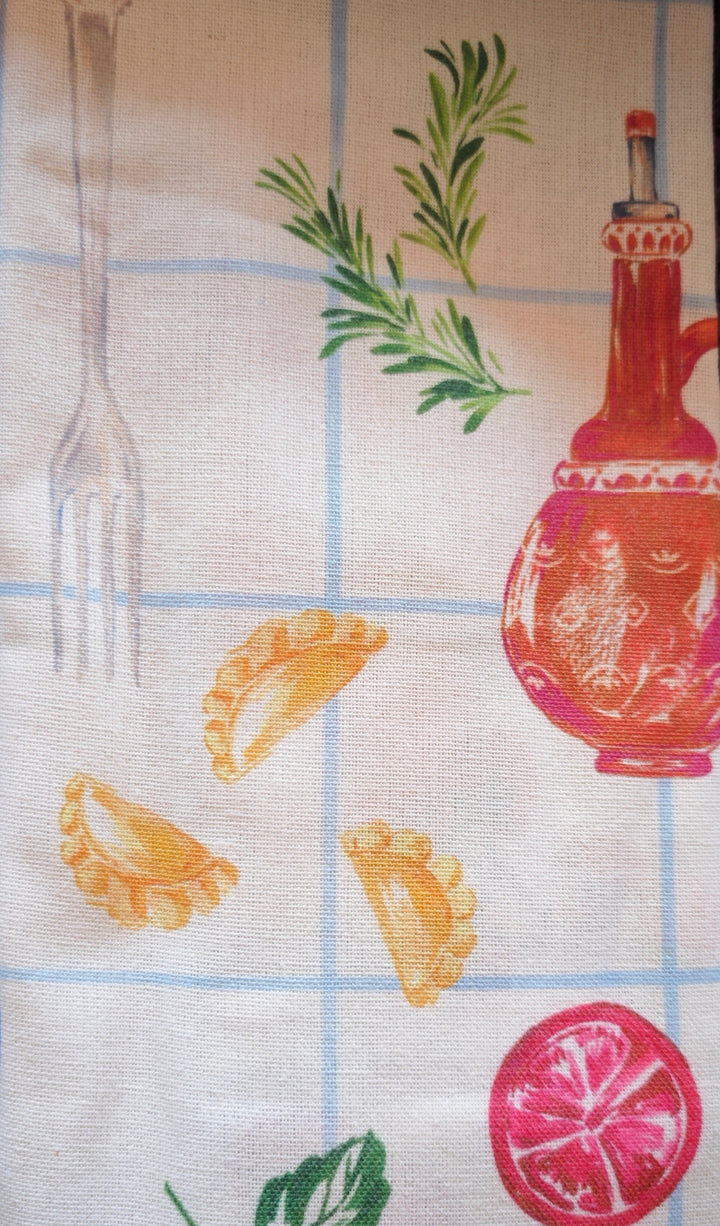 Tischläufer mit mediterranem Motiv