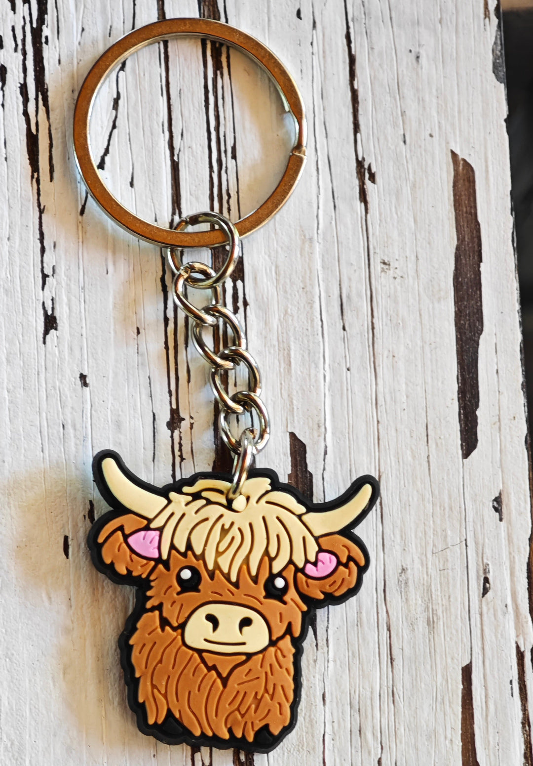 Schlüsselanhänger "Highland Cow" Auswahl zufällig