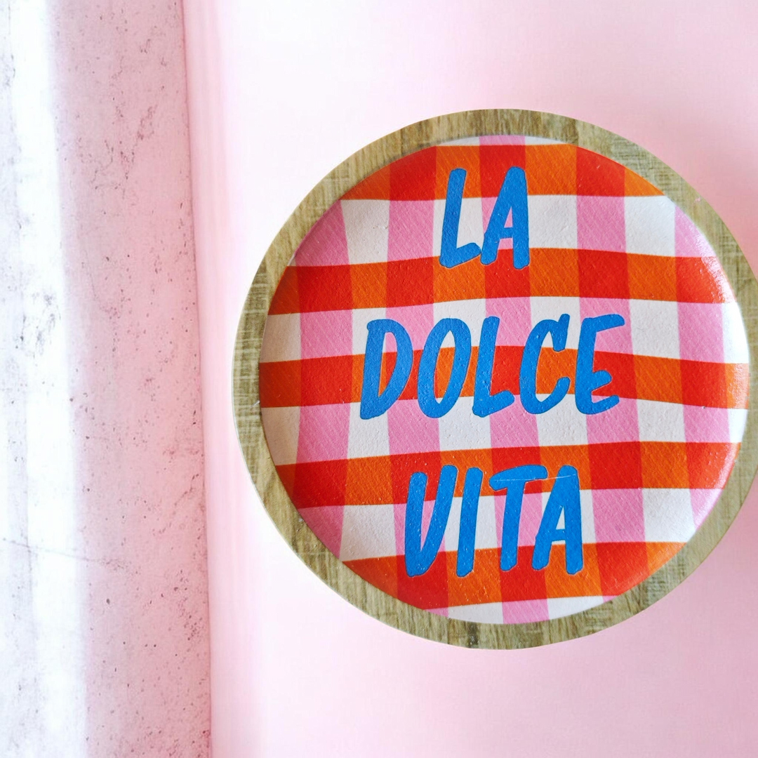 Deko-Platte / Deko-Teller "La Dolce Vita"