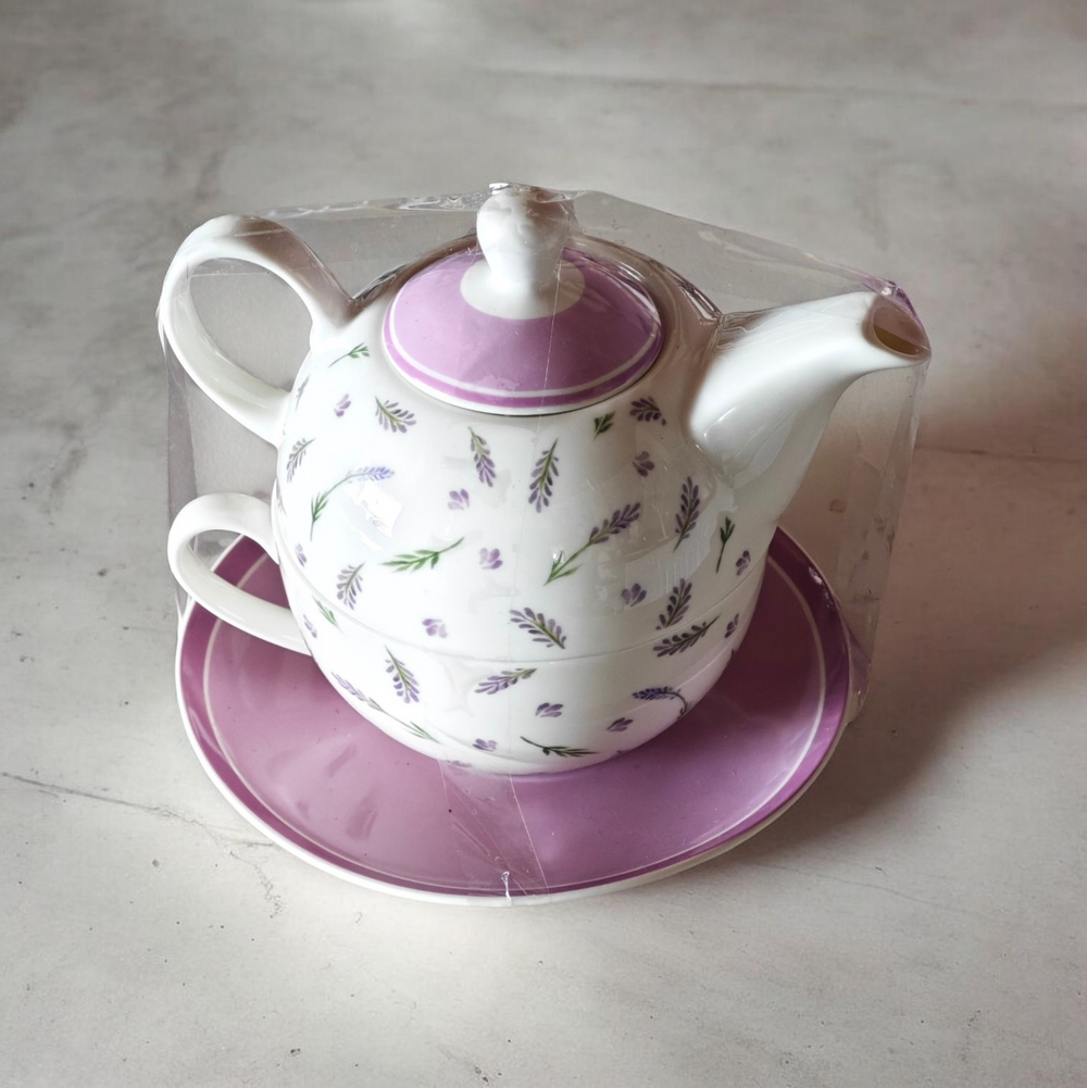 Tea for one Set "Lavender"