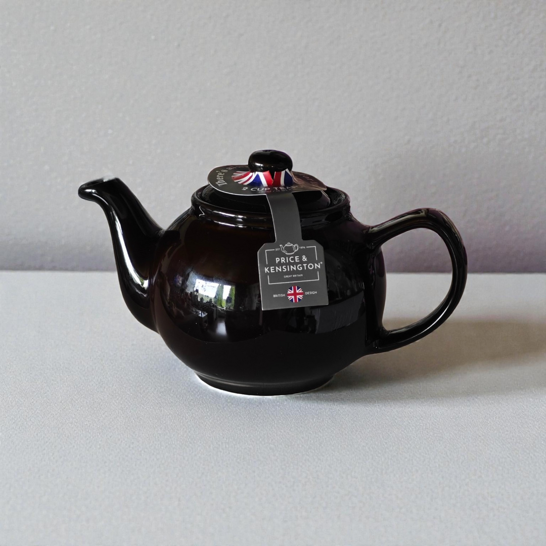 Kleine Teekanne, Hochglanz dunkelbraun ,  Price & Kensington