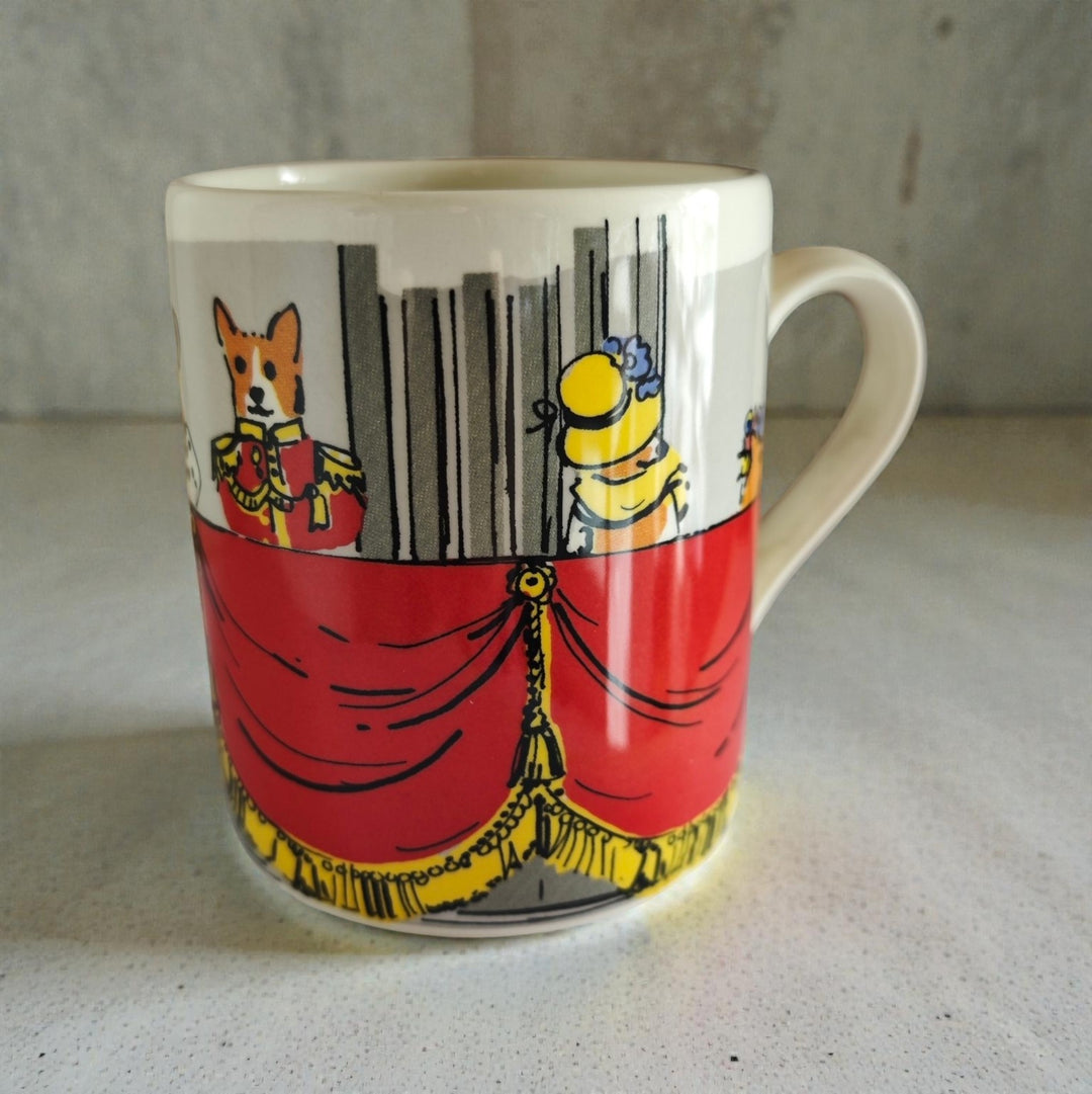 Tasse / Becher "Corgies on the balcony"