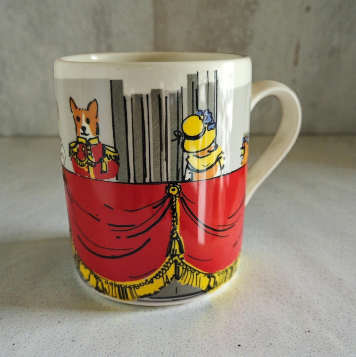 Tasse / Becher "Corgies on the balcony"
