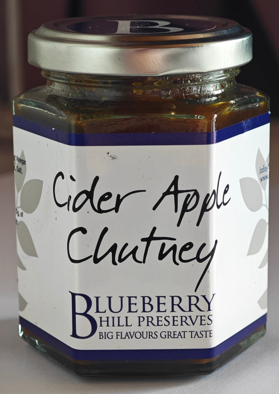 Blueberry Hill Cider Apple Chutney, 210 gr. Glas