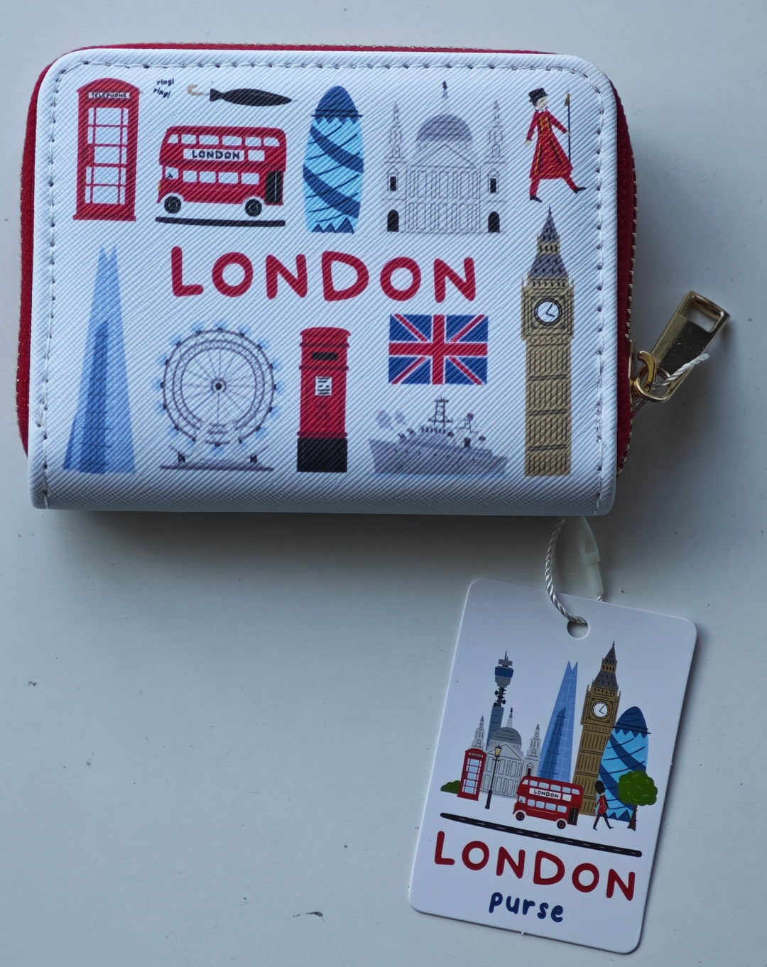 London Icons kleines Portemonnaie mit Reißverschluss , Modell 2
