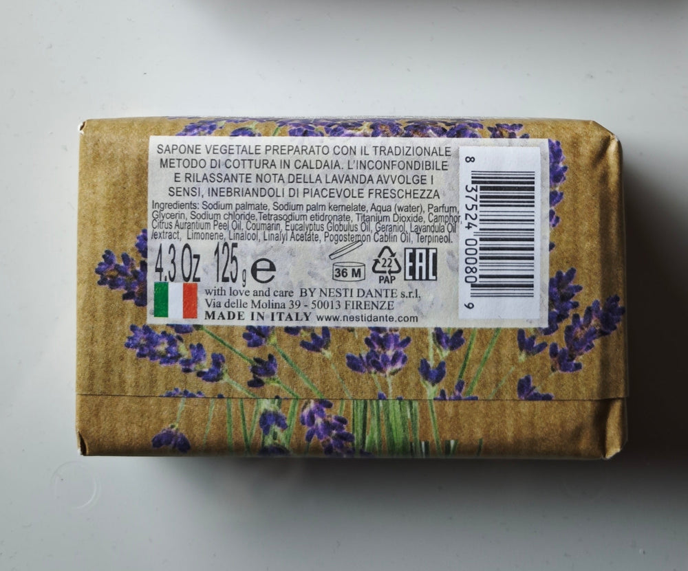 Nesti Dante , 150 gr. Seifenstück
"Marsiglia in Fiore", Lavendel