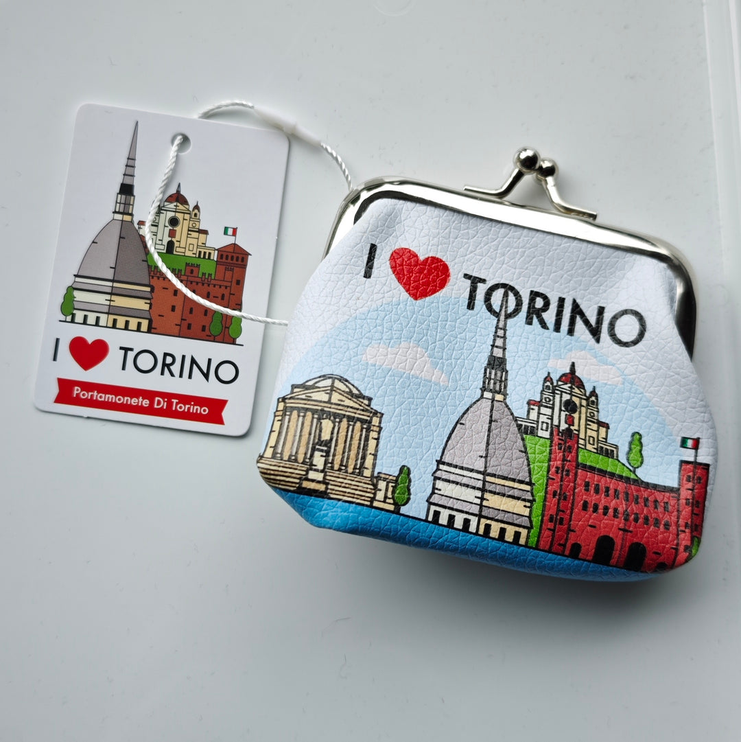 Portemonnaie, Geldbörse (Clipbörse)  "Torino (Turin) ", Motiv 1