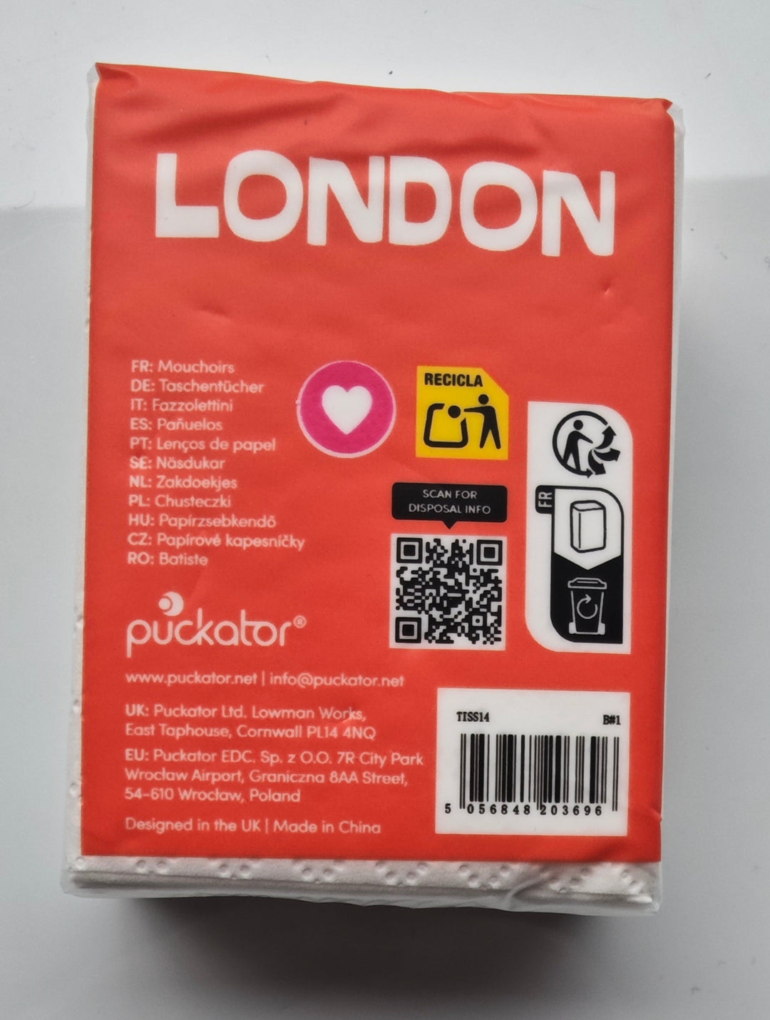 Taschentücher Päckchen "London"