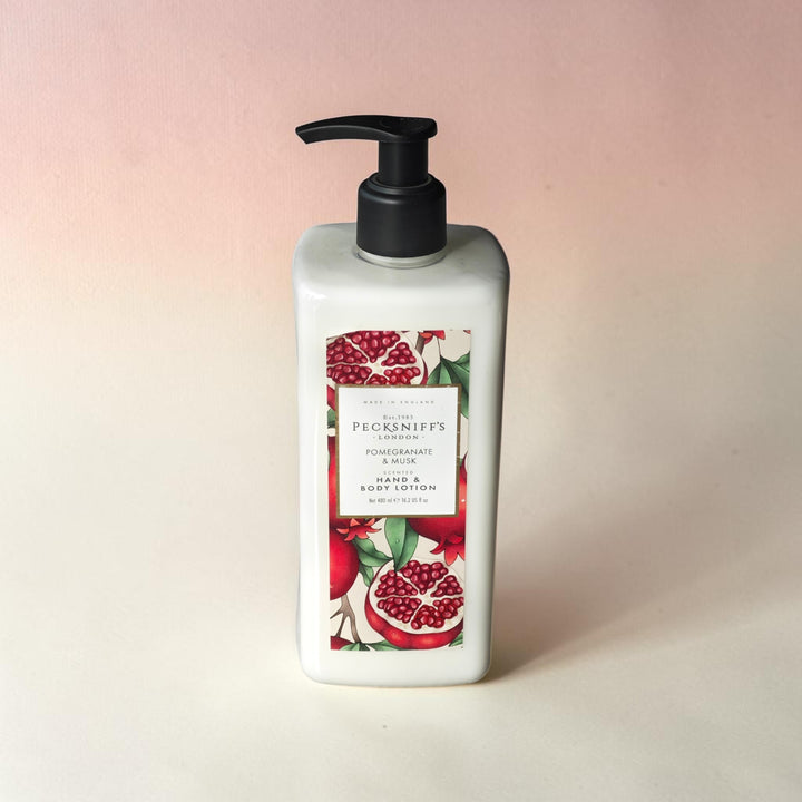Pecksniff's Pomegranate & Musk,  Hand & Body Lotion 480 ml