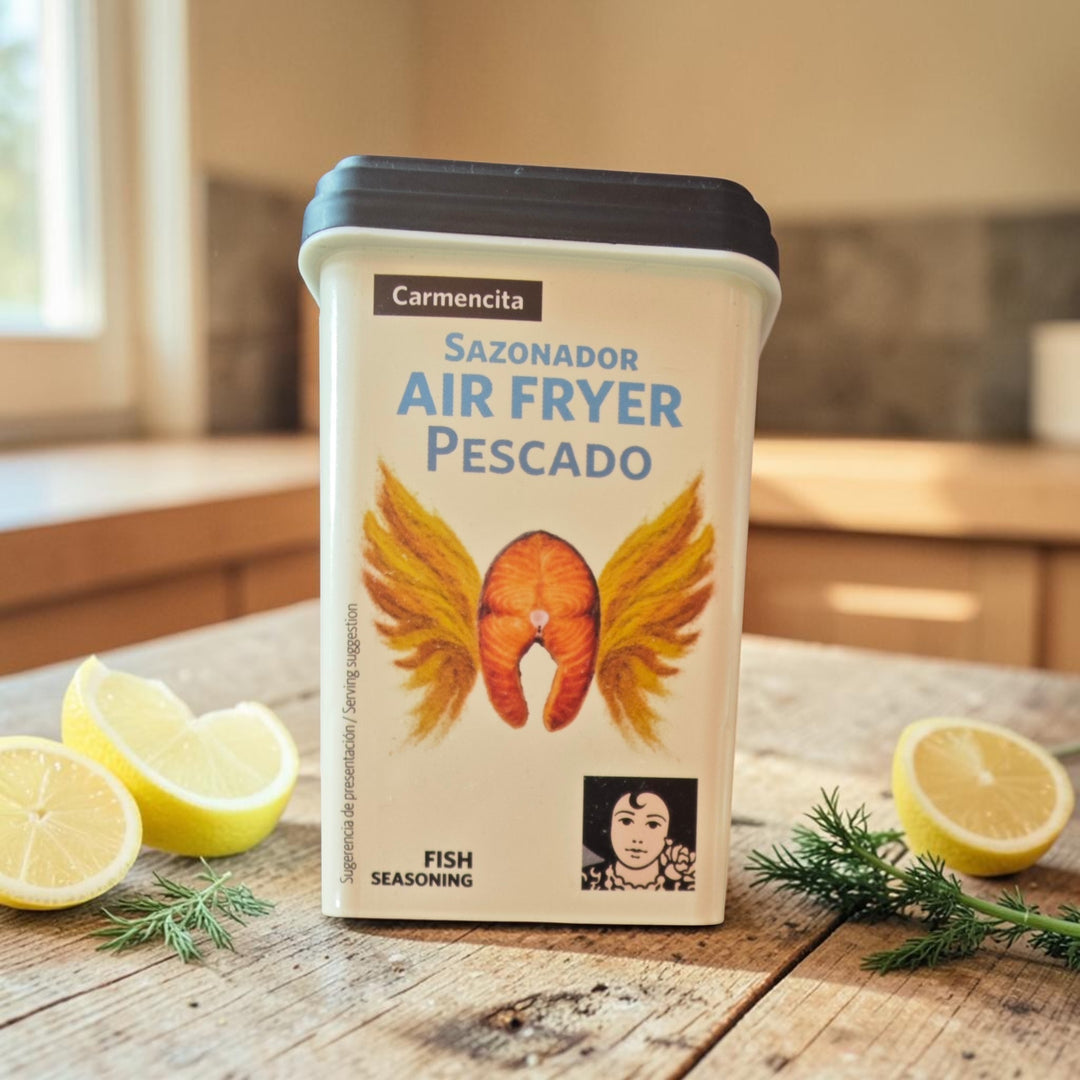 Carmencita Spanische Gewürzmischung für Air Fryer Fisch oder Meeresfrüchte 75 gr. Dose 