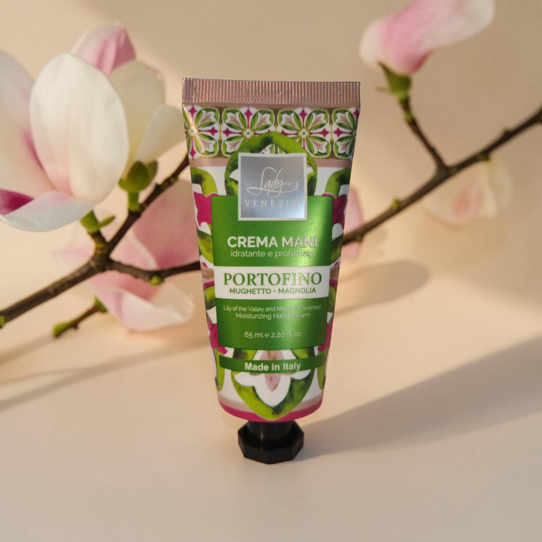 Handcreme Lady Venezia. Sorte "Portofino" mit Magnolien-Duft