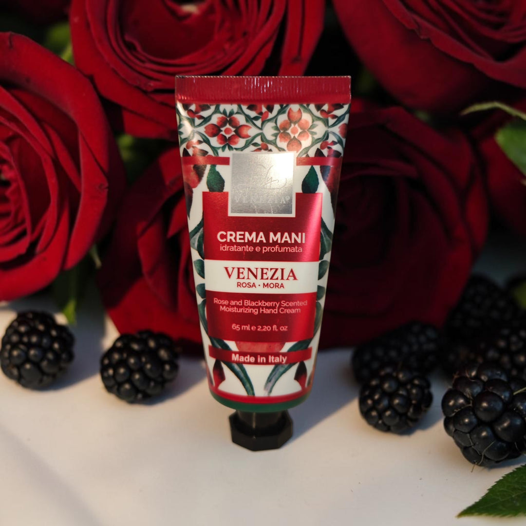 Handcreme Lady Venezia. Sorte "Venezia"Duftnote Rose / Brombeere