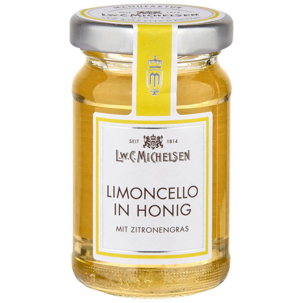 Limoncello in Honig, 125 gr. Glas