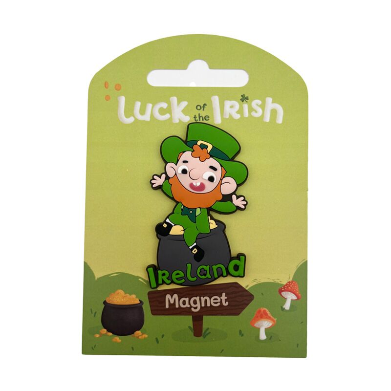 Irischer Kobold "Leprechaun" Magnetfigur/Kühlschrankmagnet