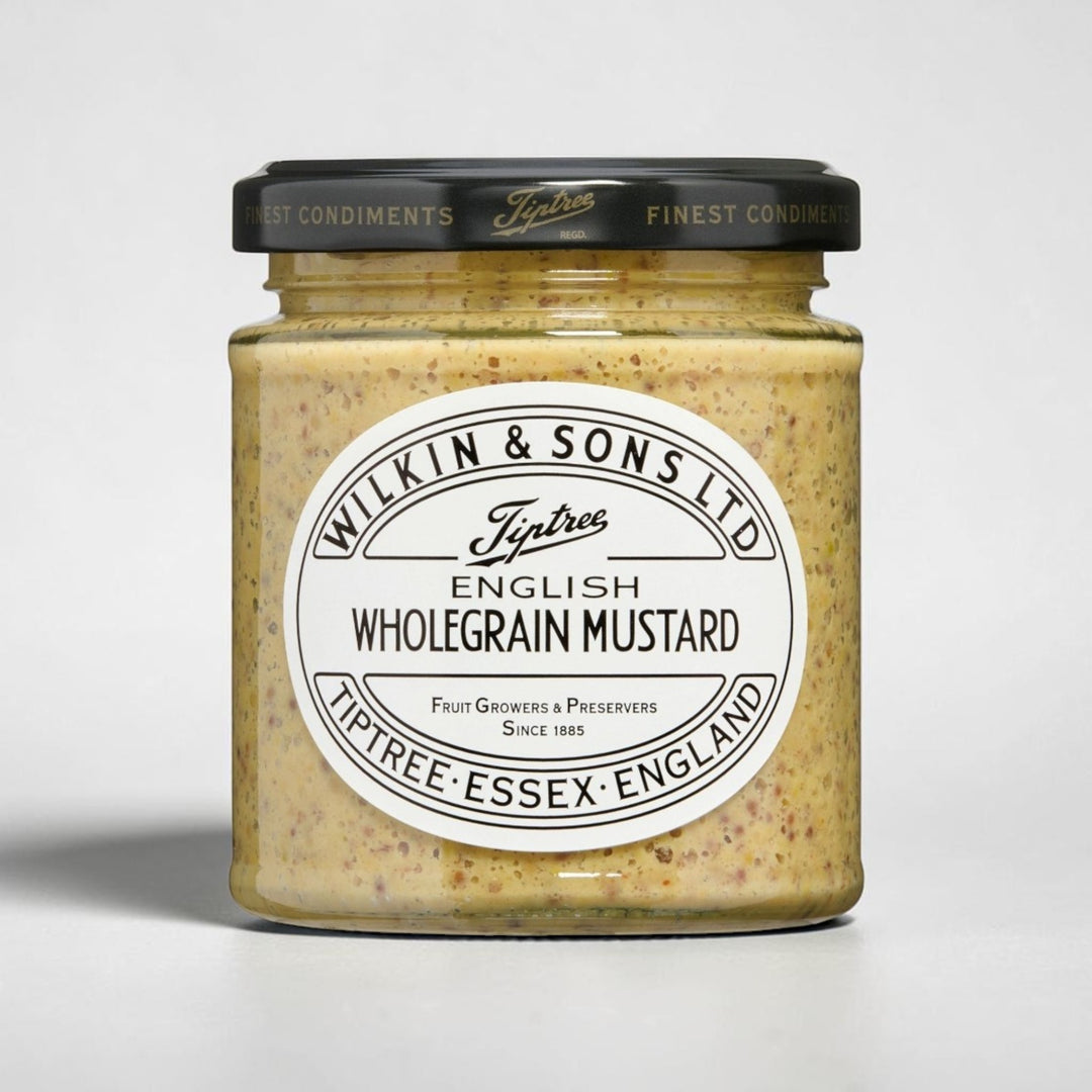 Wilkin & Sons, Tiptree,  English Wholegrain Mustard (grober Senf) KI- INFO