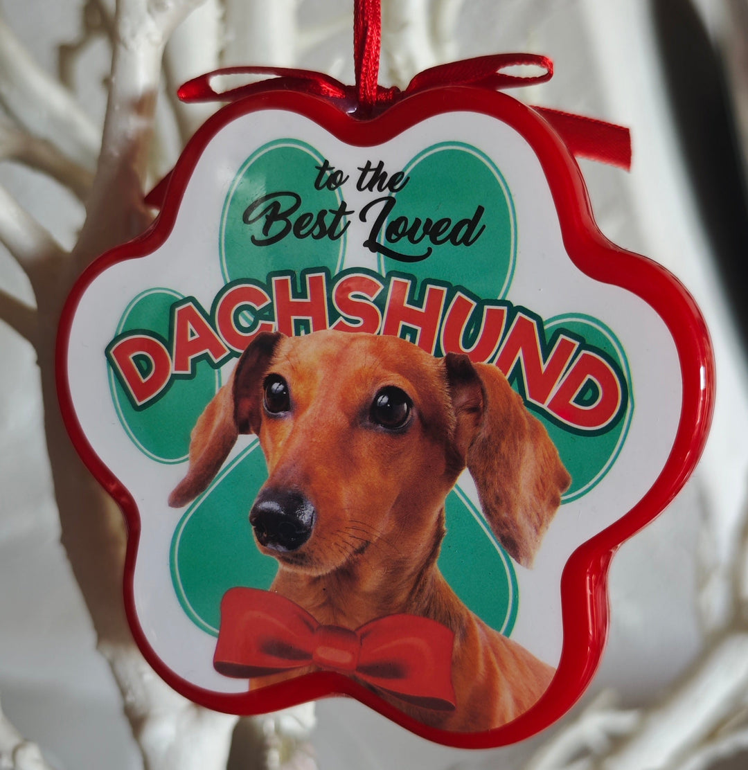 Weihnachtsbaum Anhänger für Hundefans "Dachshund"