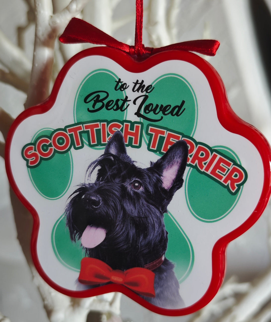 Weihnachtsbaum Anhänger für Hundefans "Scottish Terrier"