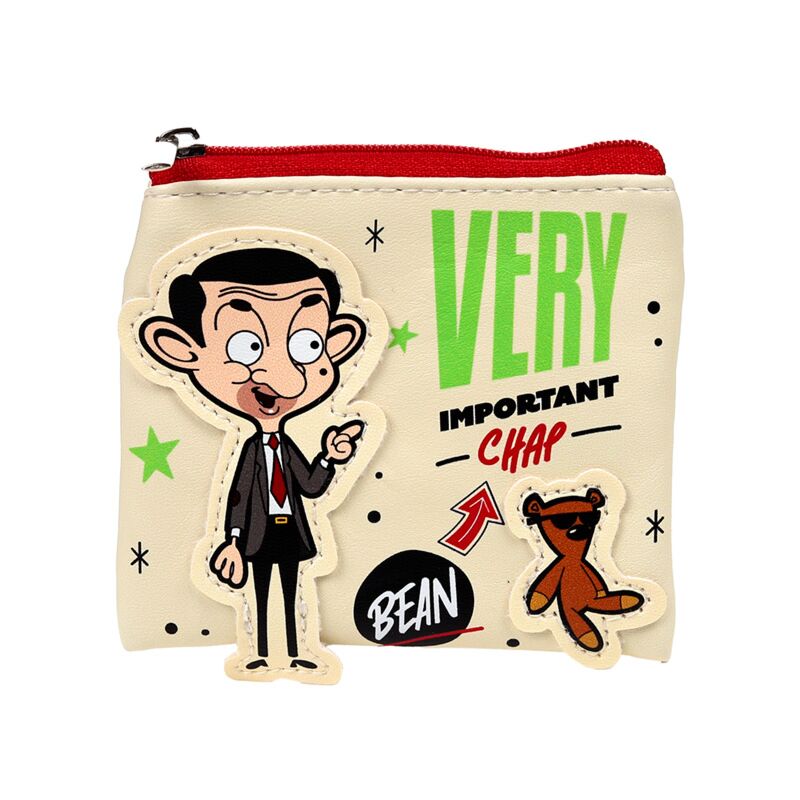 Mr Bean & Teddy Portemonnaie mit Reißverschluss