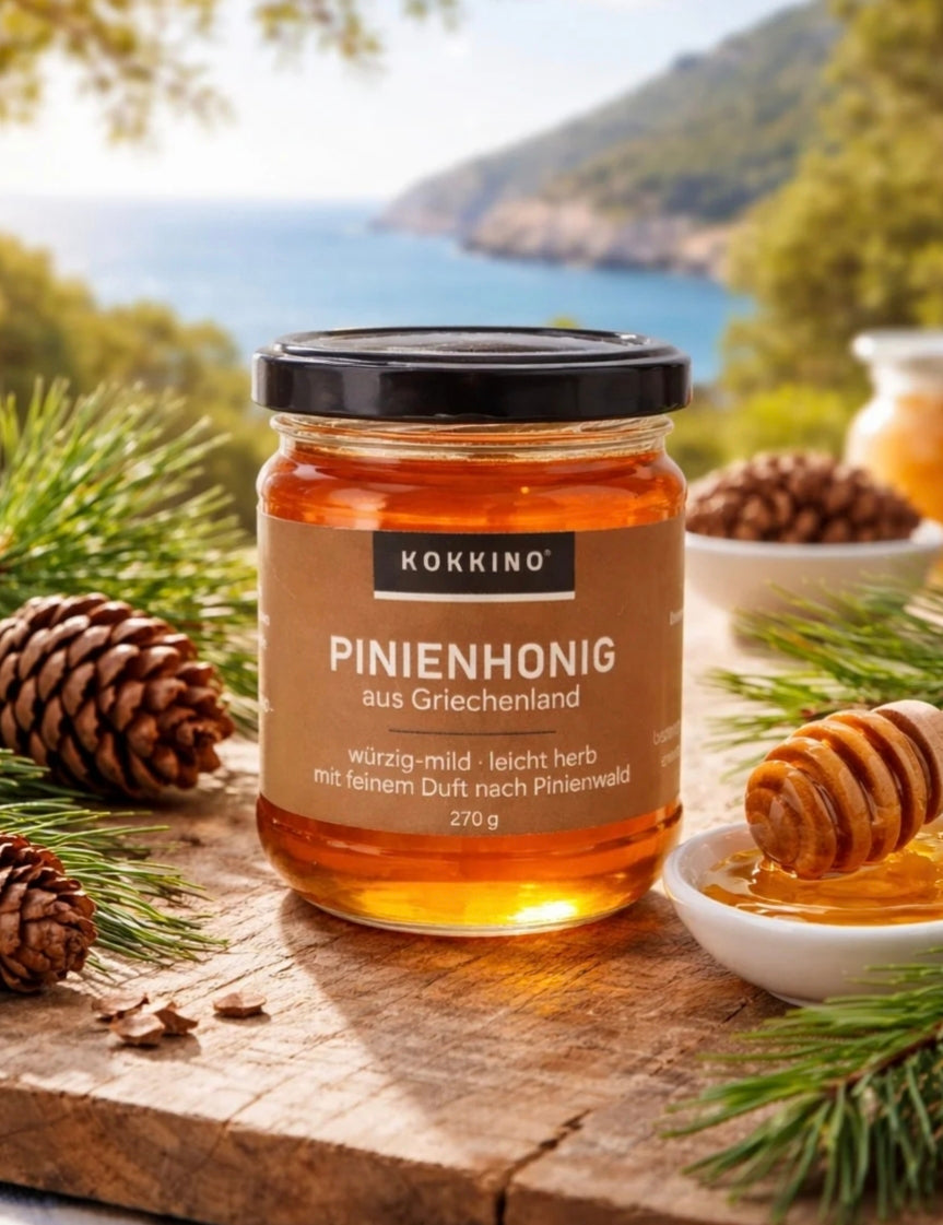 Pinienhonig aus Thassos, Griechenland KI Info