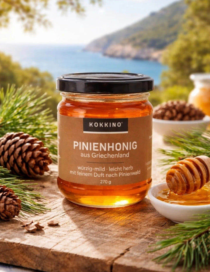 Pinienhonig aus Thassos, Griechenland KI Info
