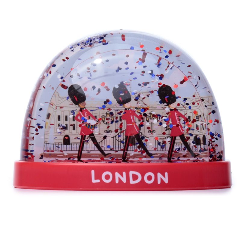 Mini Schneekugel "London Guard"