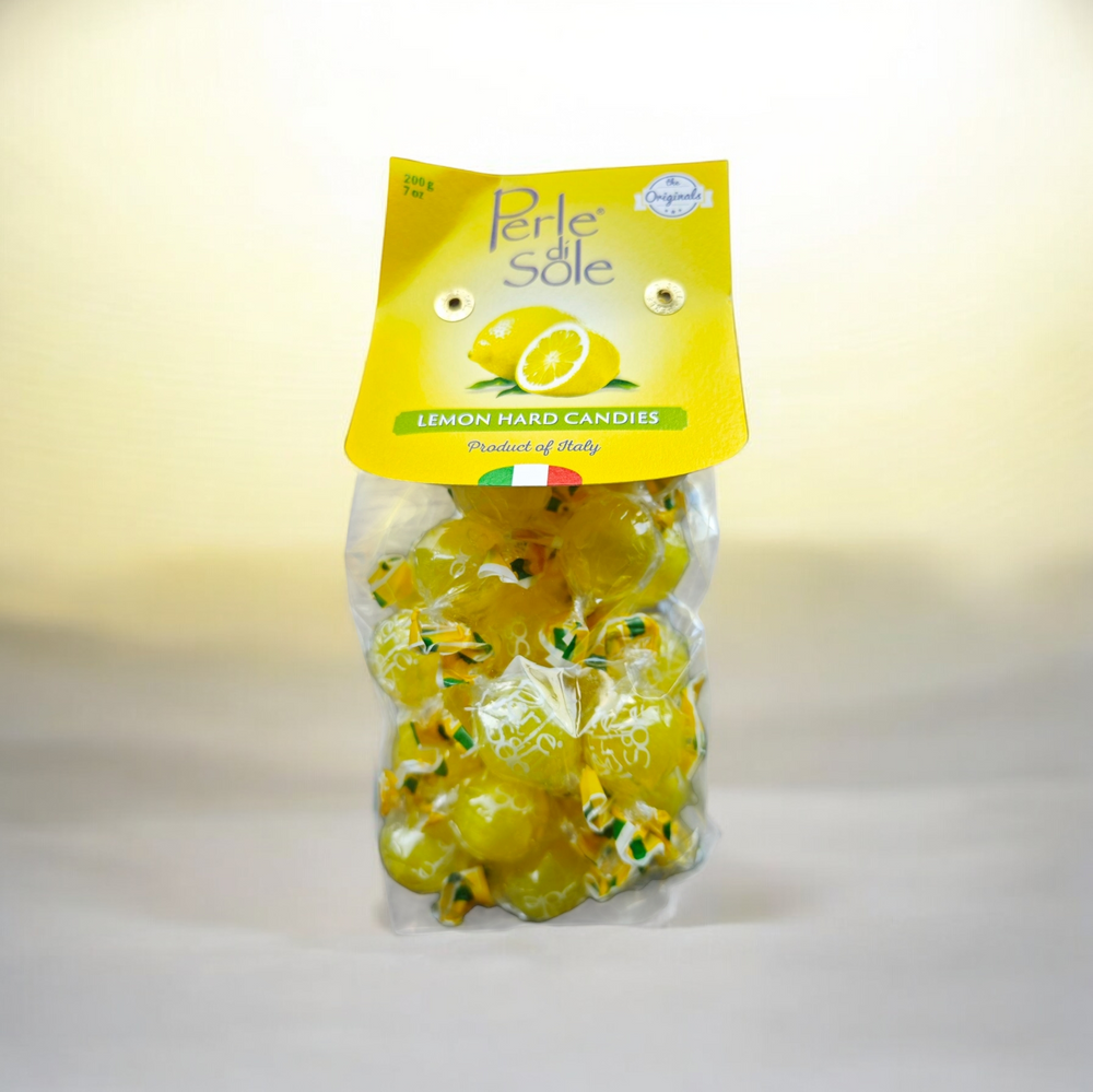 Perle di Sole Zitronen Bonbons , 200 gr. Packung