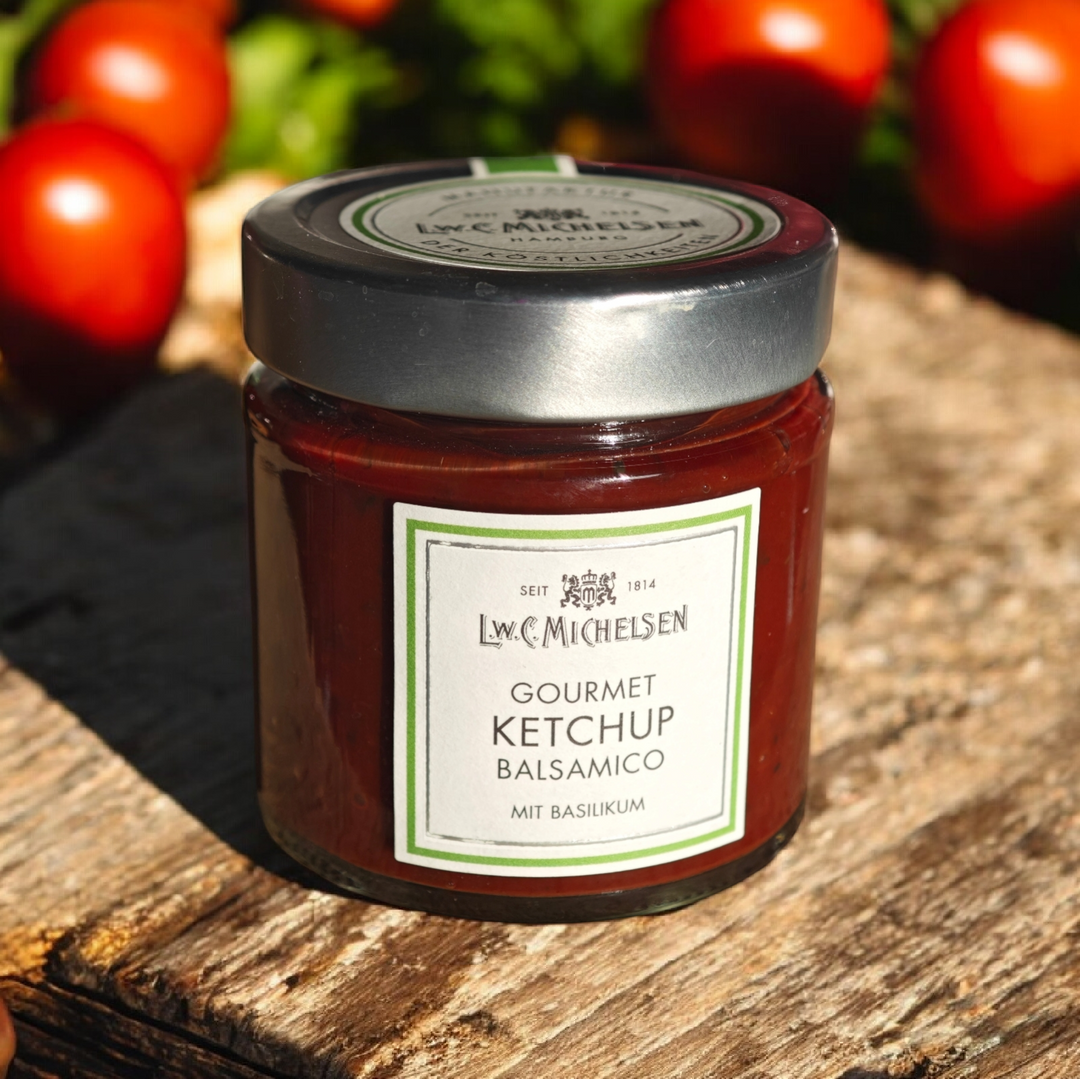 Gourmet Ketchup Balsamico mit Basilikum
