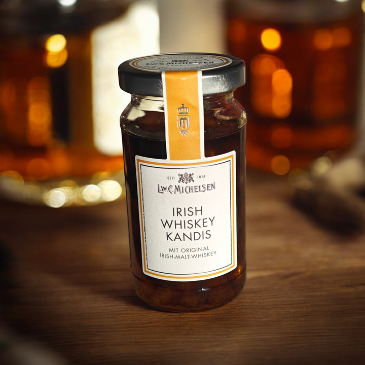 Irish Whiskey Kandis, 250 gr. Glas