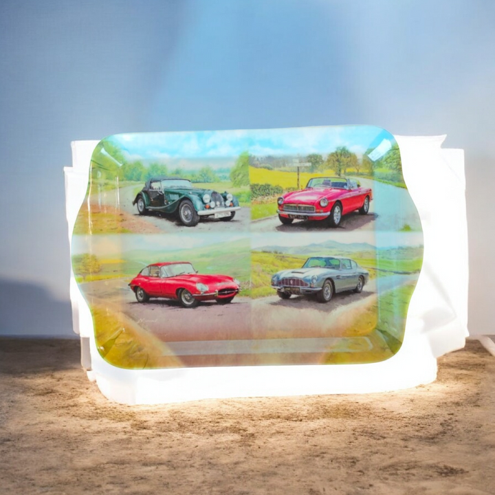Mini Tablett  "Classic Cars "   (Lesser&Pavey)