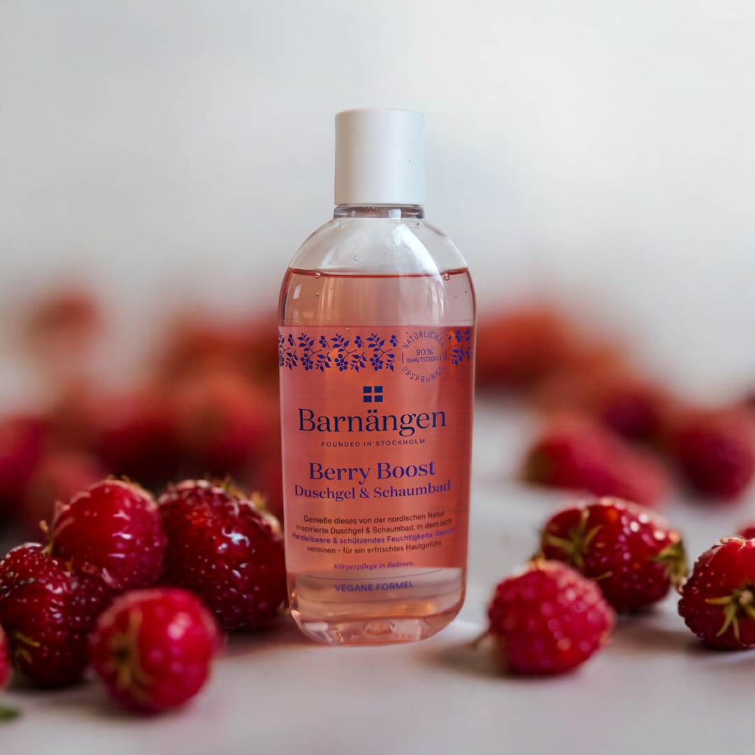 Barnängen Berry Boost  2-in-1 Duschgel & Schaumbad, 250 ml