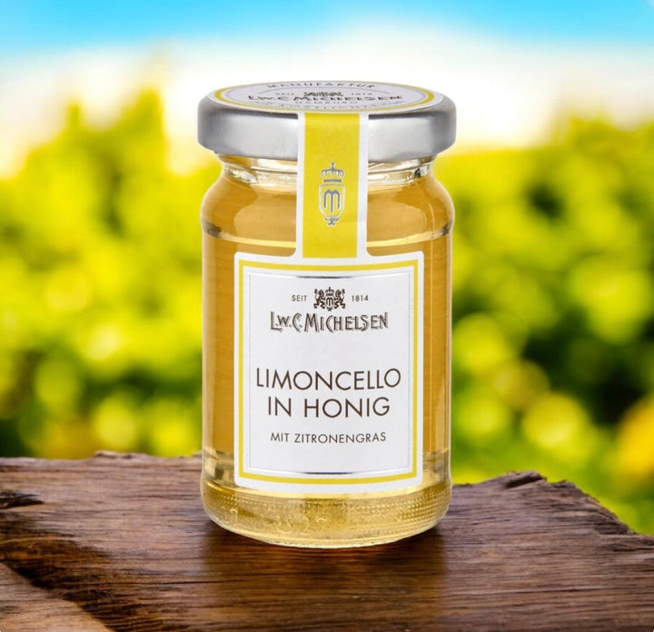 Limoncello in Honig, 125 gr. Glas
