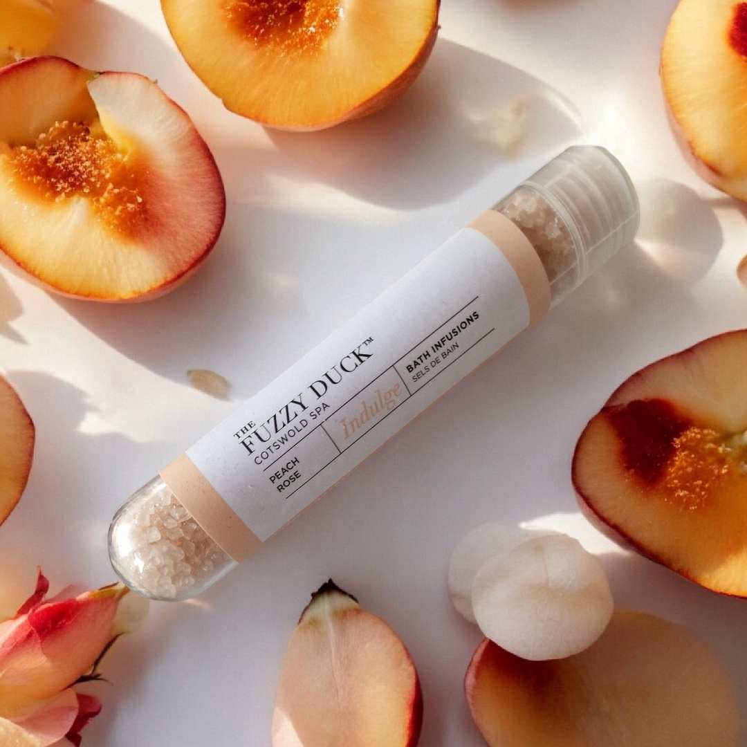 Baylis & Harding , "The Fuzzy Duck " Bath Infusions,  "Peach Rose" Badekristalle 65 gr.