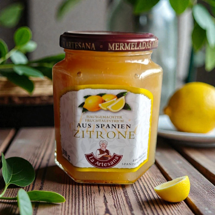 Zitronenkonfitüre aus Spanien. La Artesana , 310 gr. Glas