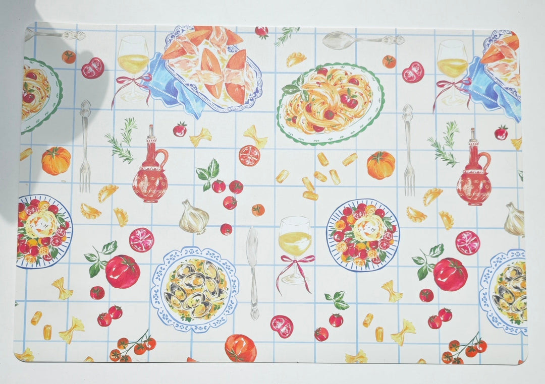 Tischset Kunststoff mit italienischen Motiven