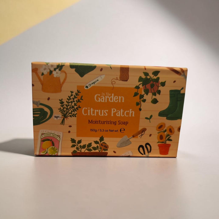 Seifenstück mit Zitrusduft  "In the garden"150gr.