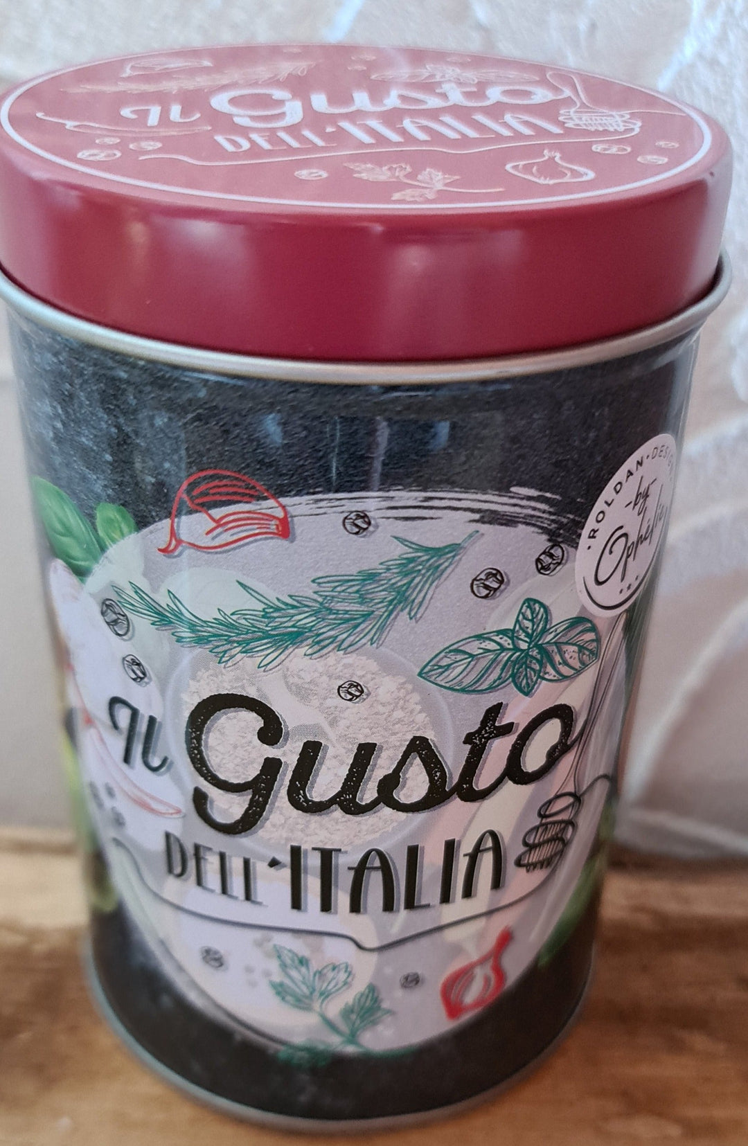 Aufbewahrungsdose, Blech  "Il gusto dell'Italia " - British Moments / Fernweh-Kaufhaus