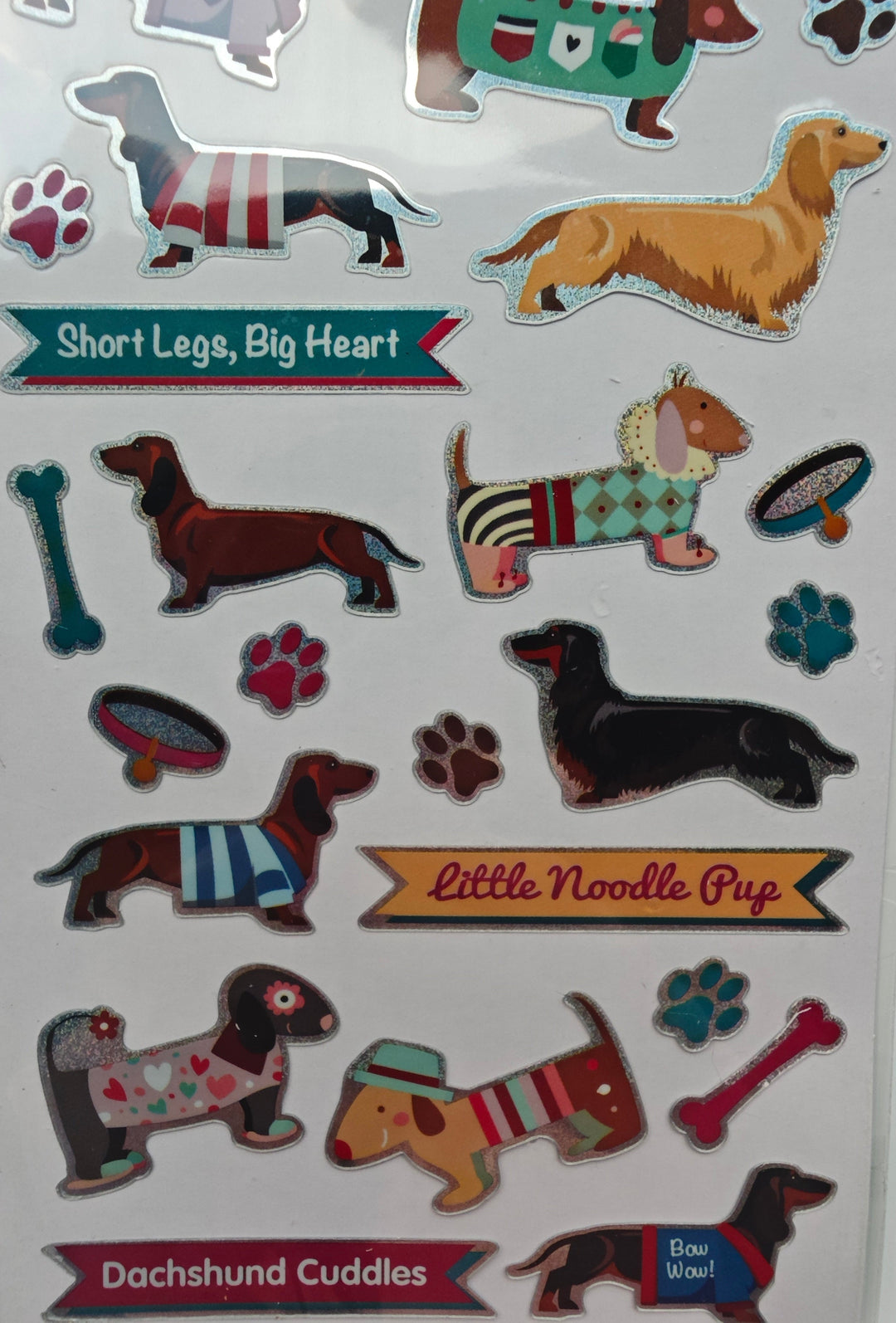 Aufkleber-Set "Dackel / Dachshund"