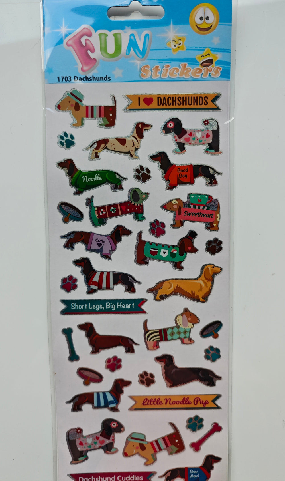 Aufkleber-Set "Dackel / Dachshund"