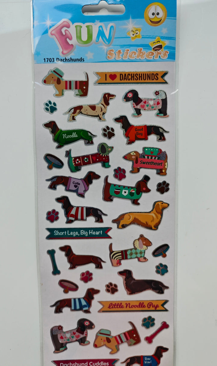 Aufkleber-Set "Dackel / Dachshund"
