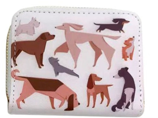 Barks Hund kleines Portemonnaie mit Reißverschluss, Motiv 1 