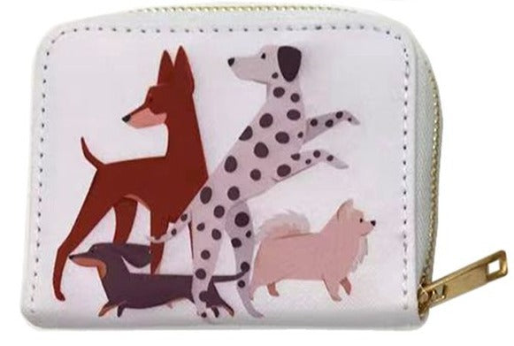 Barks Hund kleines Portemonnaie mit Reißverschluss, Motiv 2